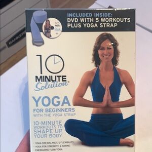 Yoga Sports DVD & Blue Strap
